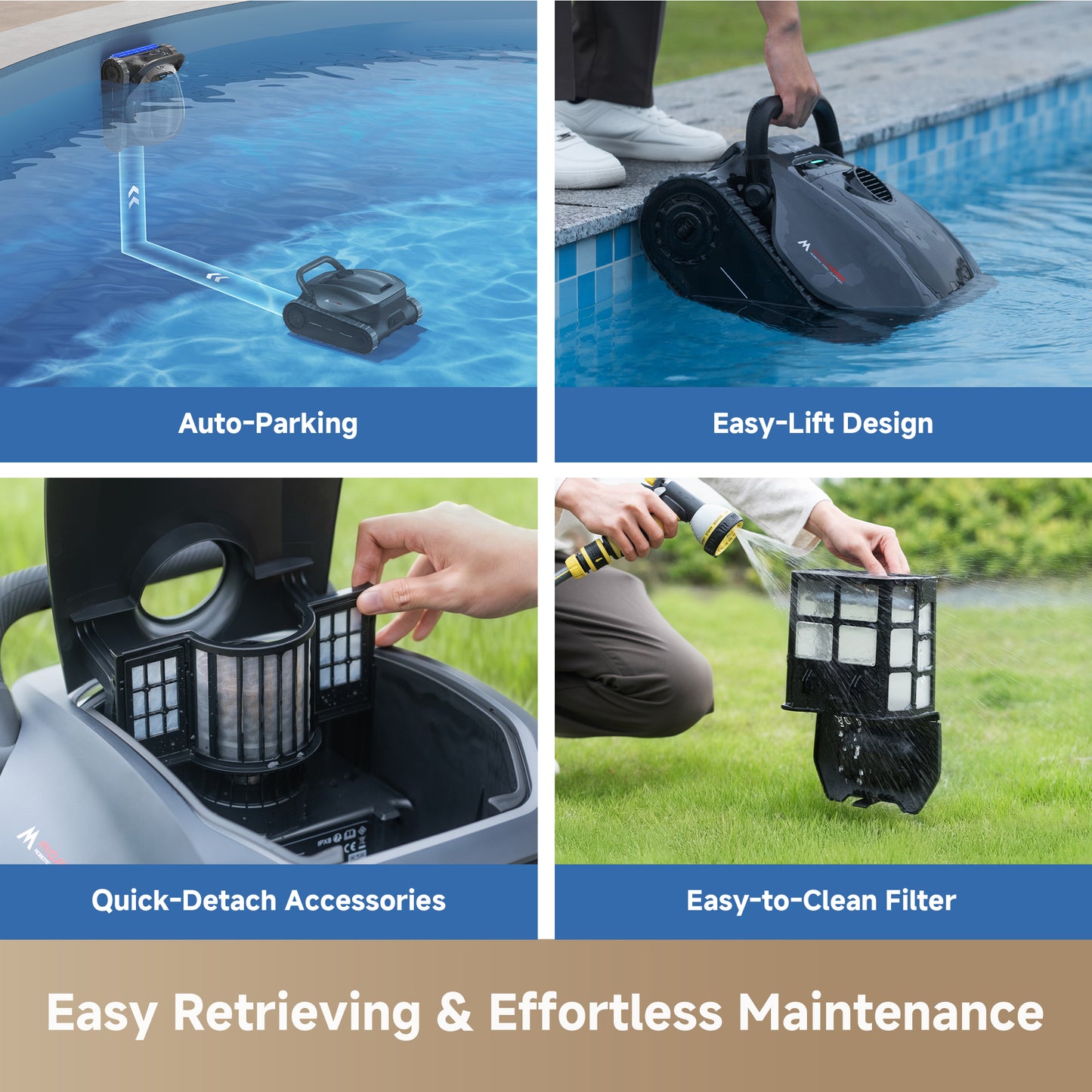 【Live Only】MOVA Diver A10 Robotic Pool Cleaner