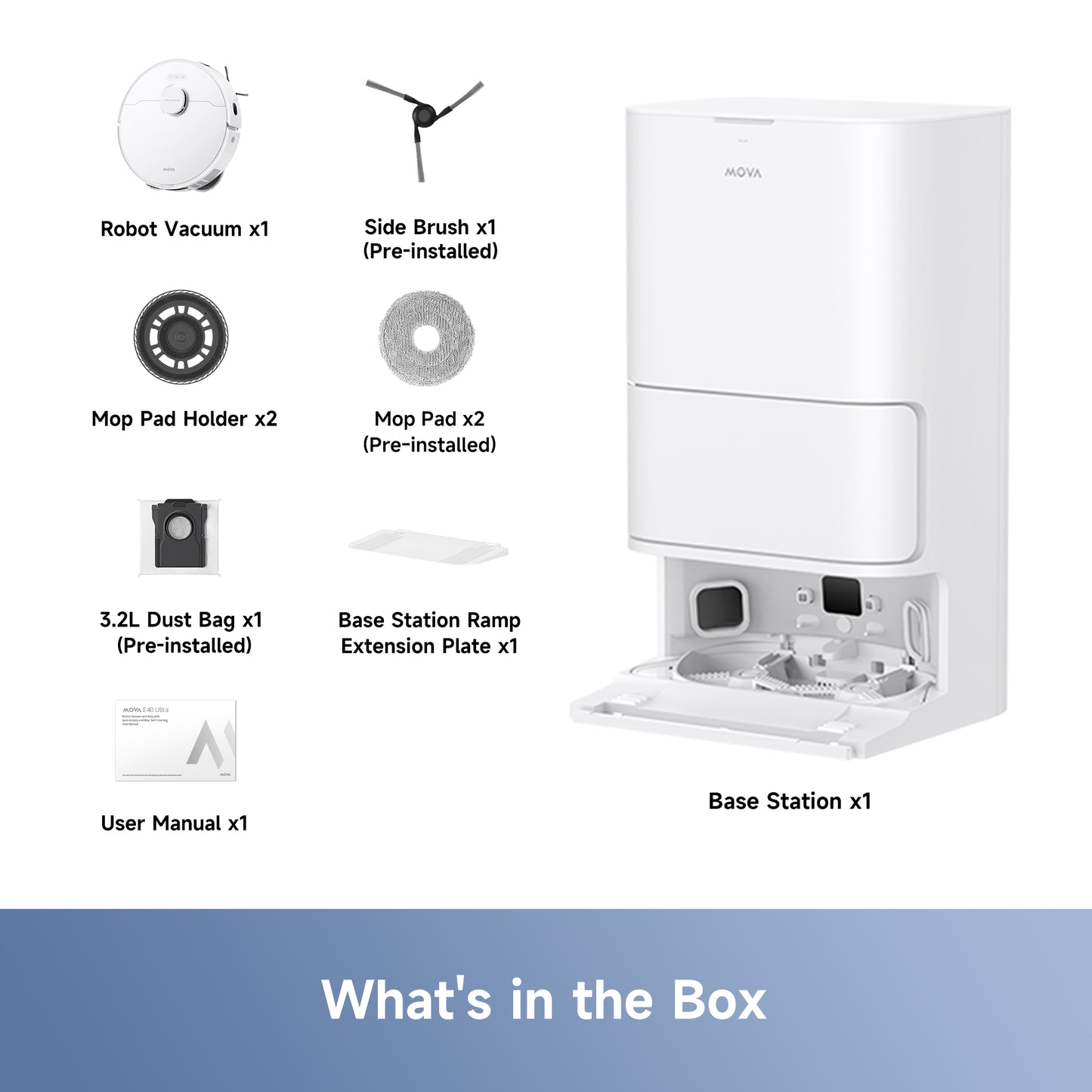 MOVA E40 Ultra Robot Vacuum