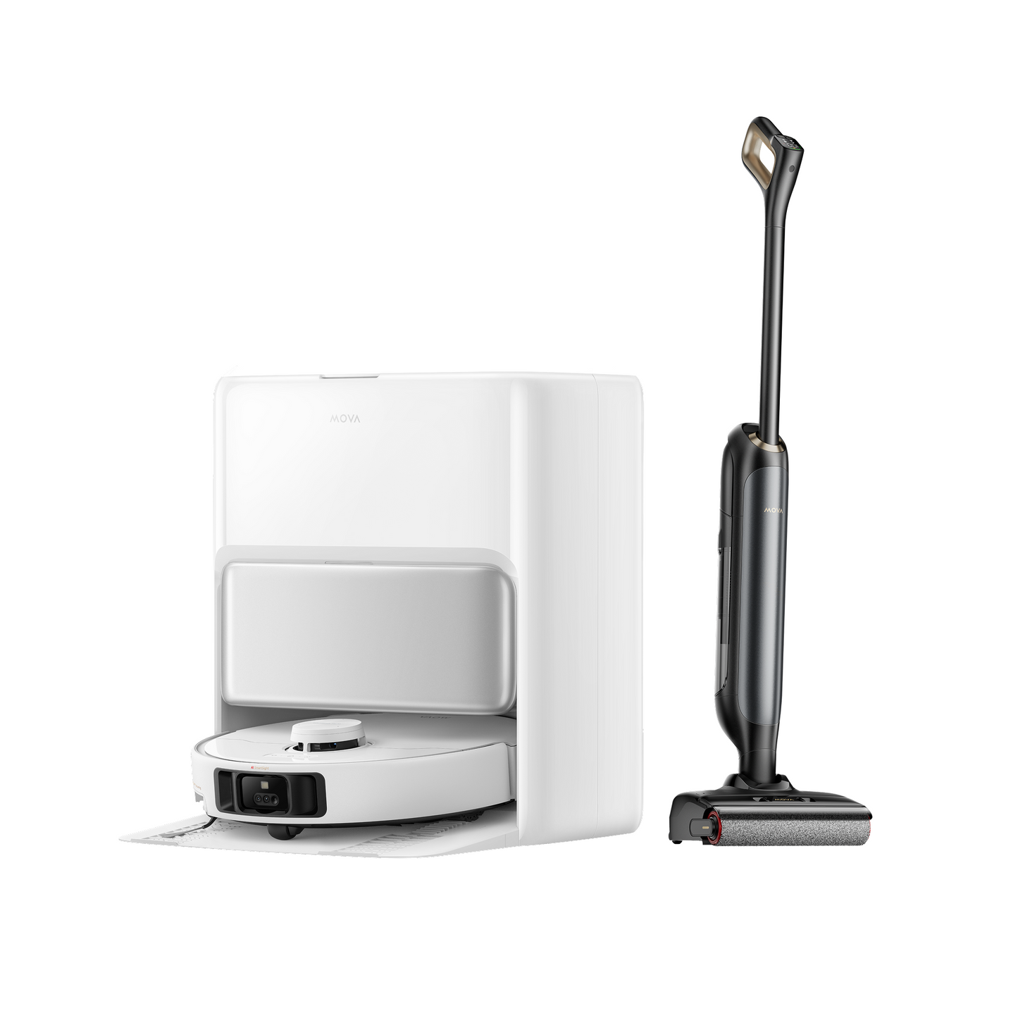 MOVA P50 Pro Ultra Robot Vacuum White + MOVA M10 Wet and Dry Vacuum LIVE ONLY