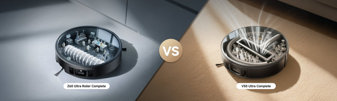 MOVA V50 Ultra Complete Robot Vacuum vs Z60: Which Robot Vacuum Is Best for Your Home?