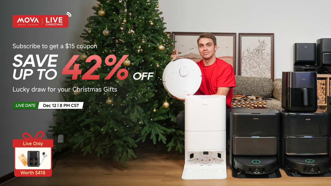MOVA Robot Vacuum Live Stream: Special Canadian Deals!