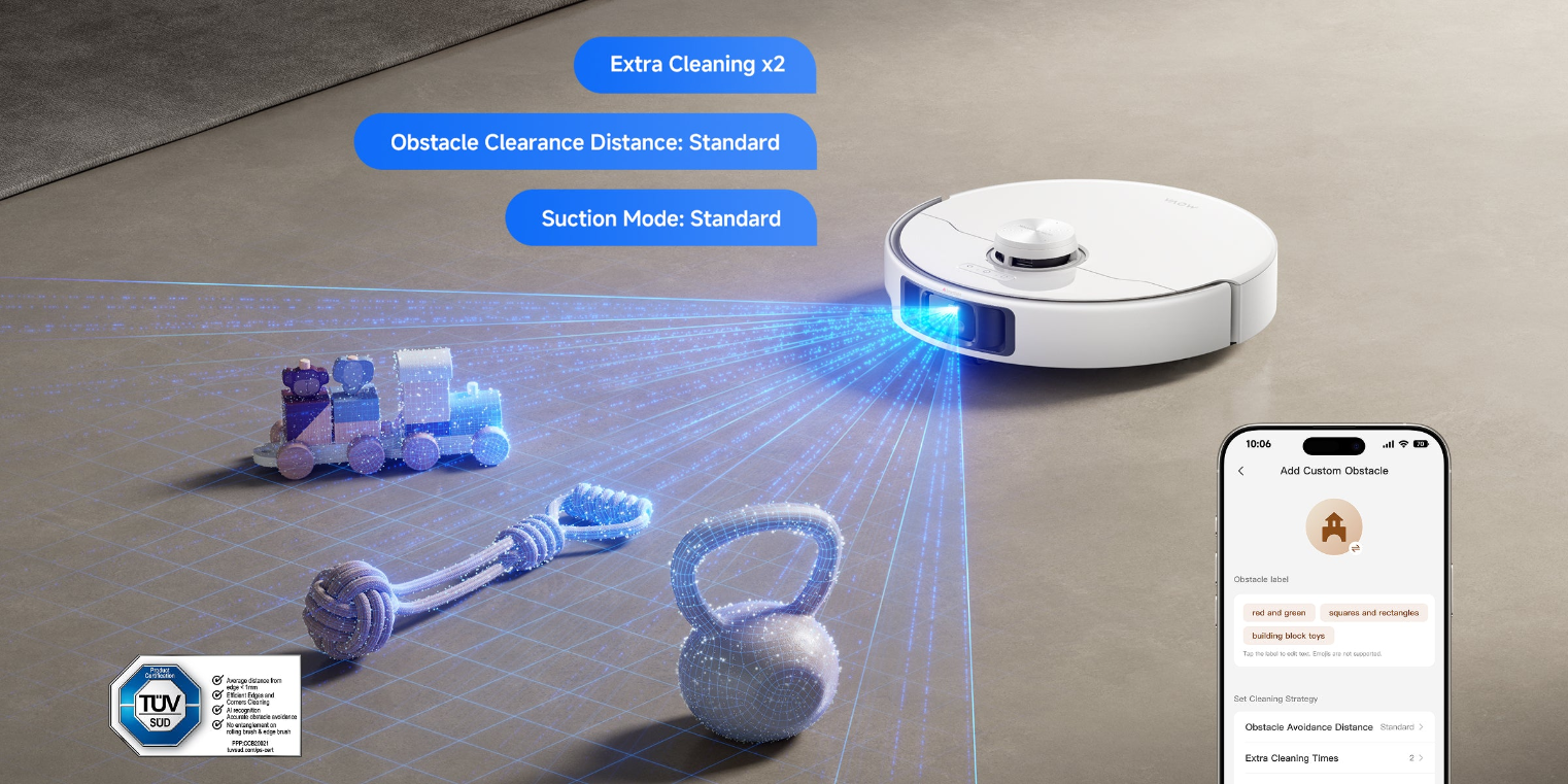 Smart Obstacle Avoidance with App Control - 