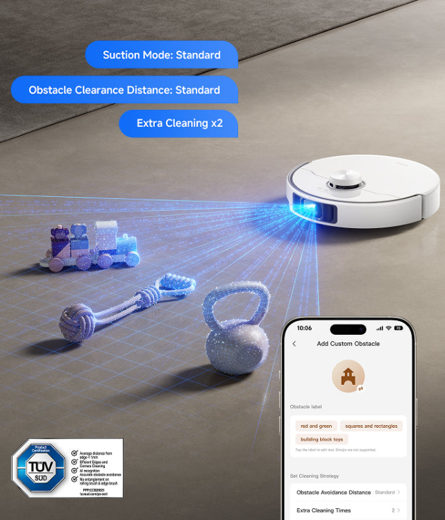 Smart Obstacle Avoidance with App Control - 