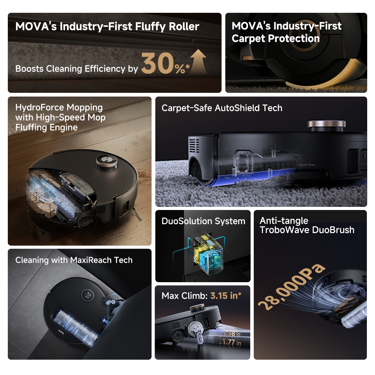 MOVA Z60 Ultra Roller Complete Robot Vacuum