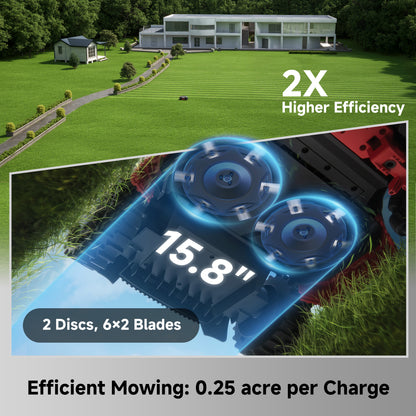 MOVA Lidax Ultra 2000 AWD Robotic Lawn Mower | 0.5 Acre