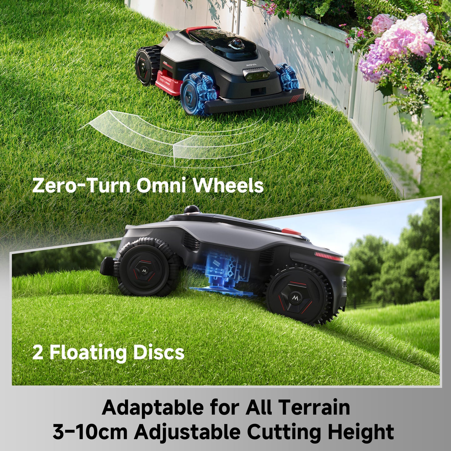 MOVA Lidax Ultra 3000 AWD Robotic Lawn Mower