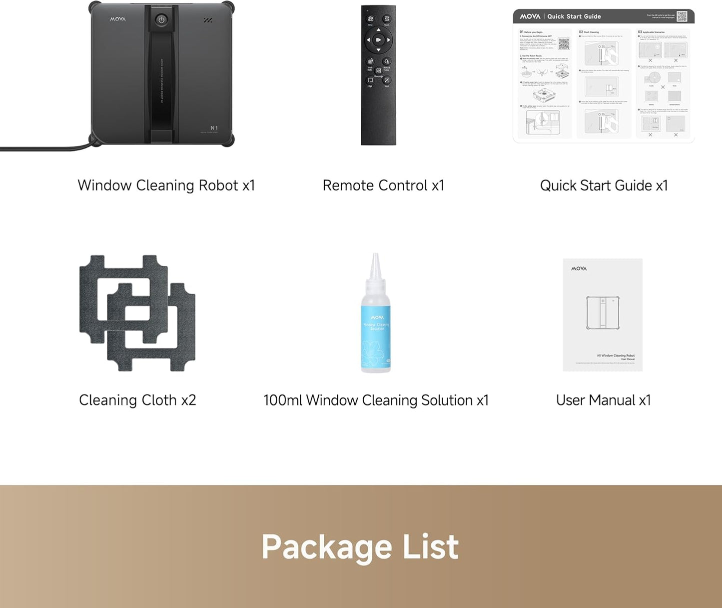 Window Cleaning Robot N1 Black