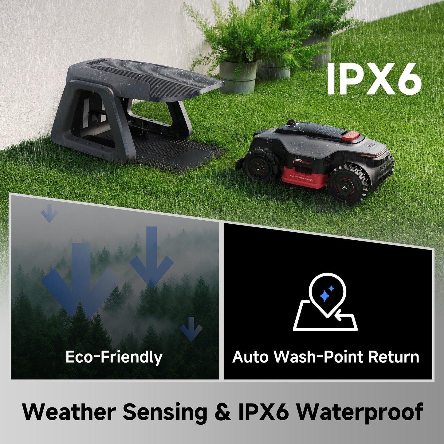 MOVA Lidax Ultra 2000 AWD Robotic Lawn Mower | 0.5 Acre