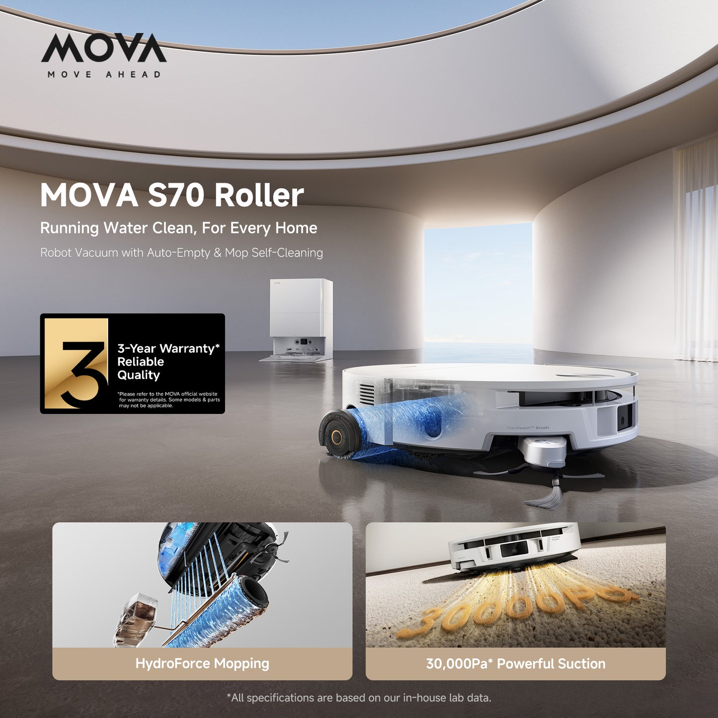 MOVA P10 Pro Ultra Robot aspirateur