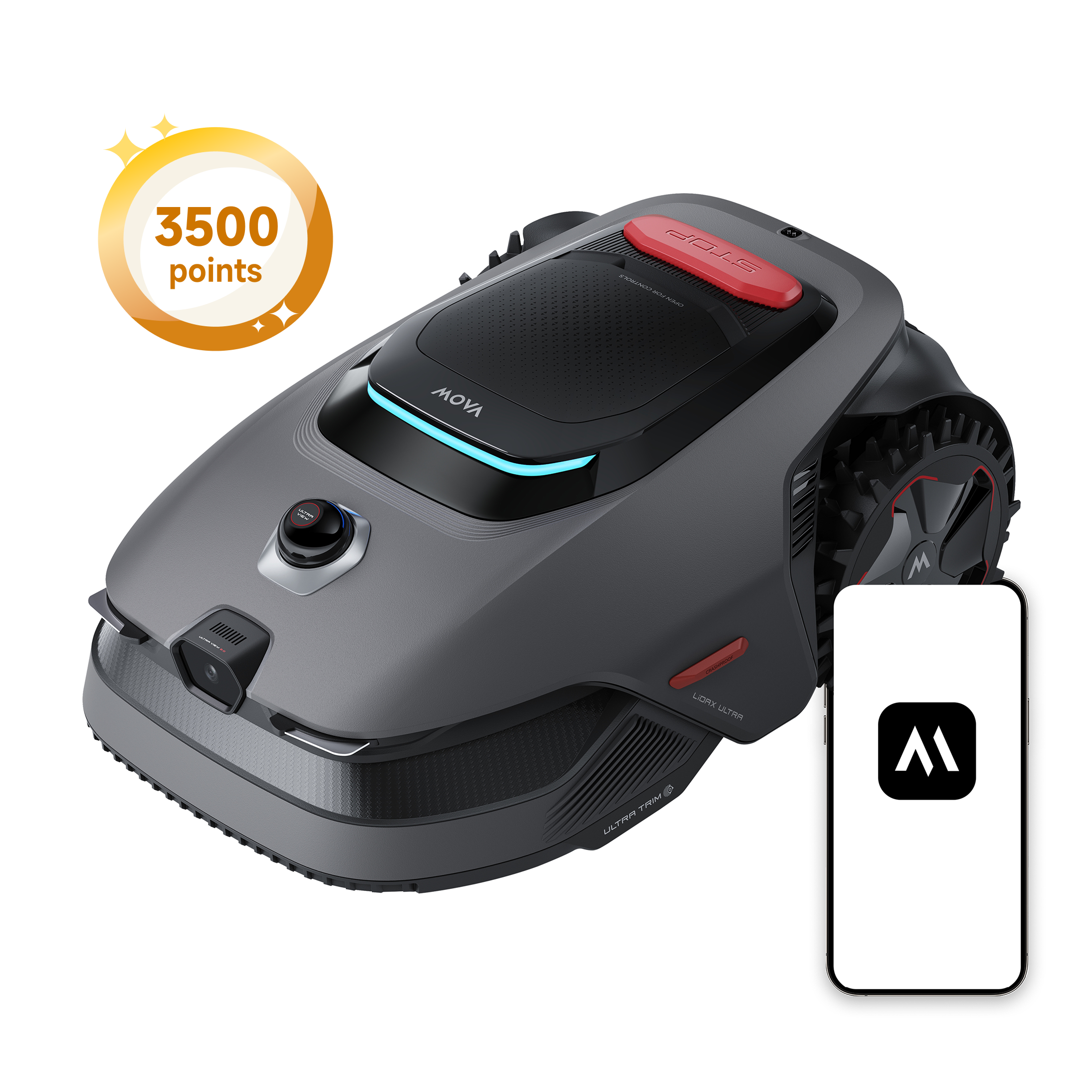 Saisonstart MOVA LiDAX Ultra 2000 Lawn Mower | 0.5 acre