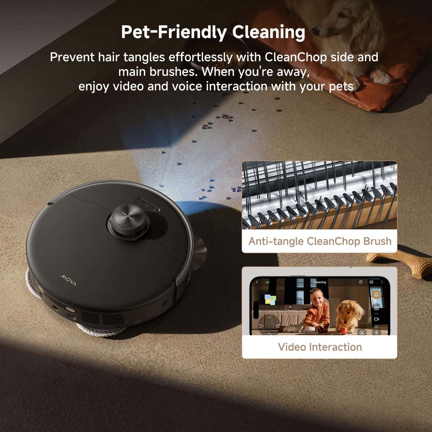 MOVA P50 Pro Ultra Robot Vacuum Black + MOVA M10 Wet and Dry Vacuum LIVE ONLY