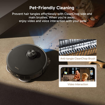 MOVA P50 Pro Ultra Robot Vacuum Black + MOVA M10 Wet and Dry Vacuum LIVE ONLY