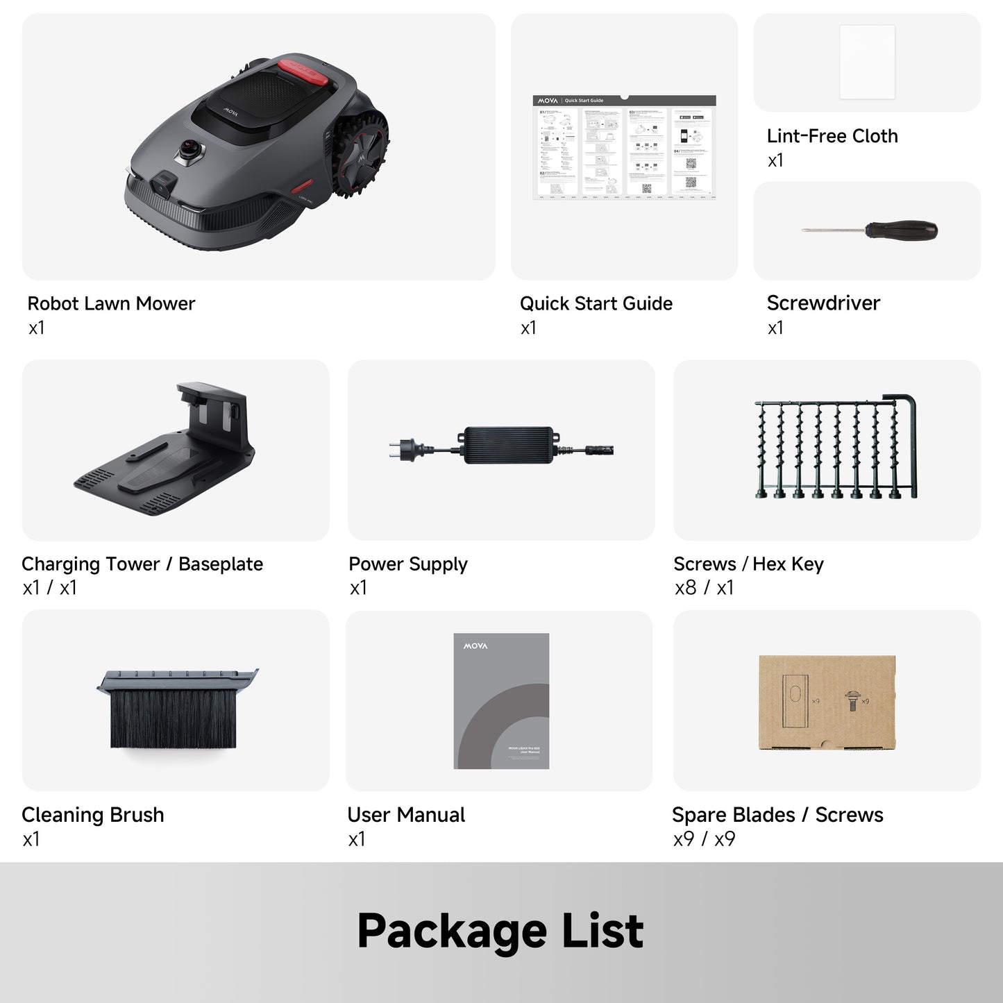 MOVA Lidax Pro 800 Robotic Lawn Mower | 0.2 Acre