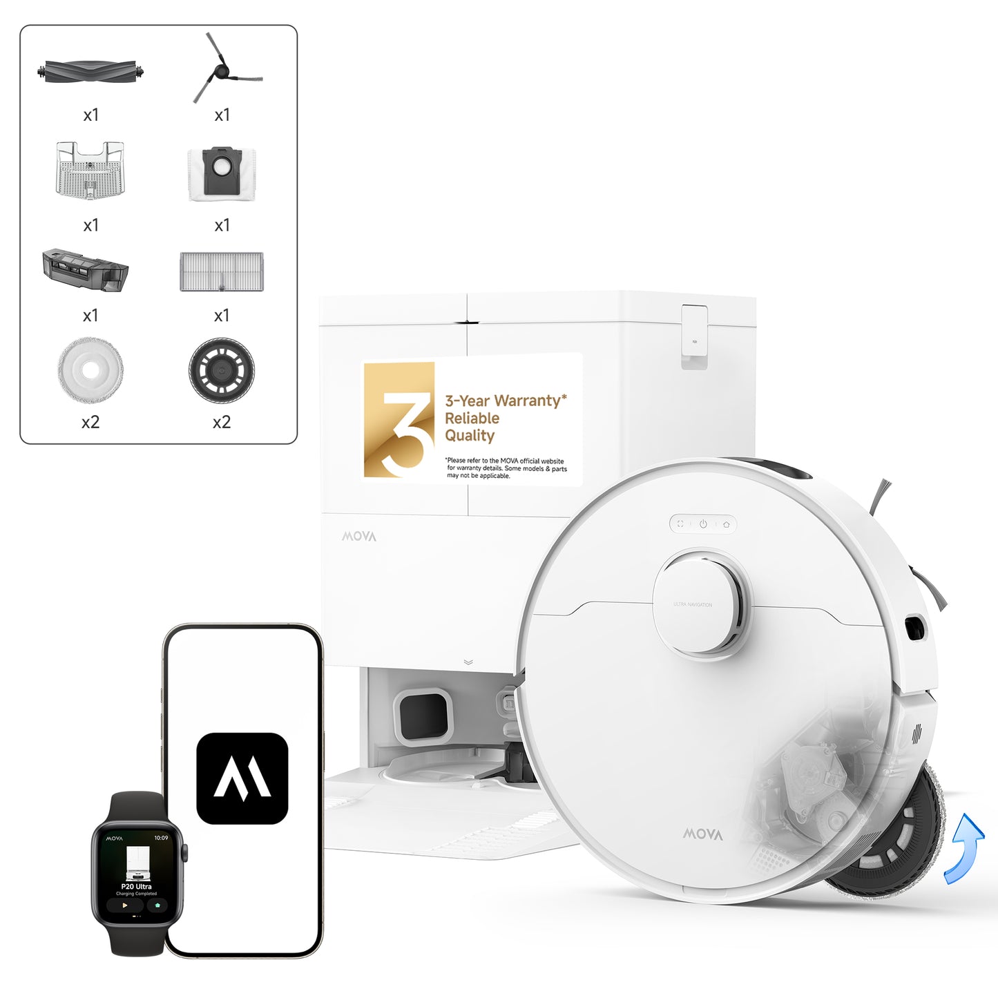 MOVA P20 Ultra Robot Vacuum