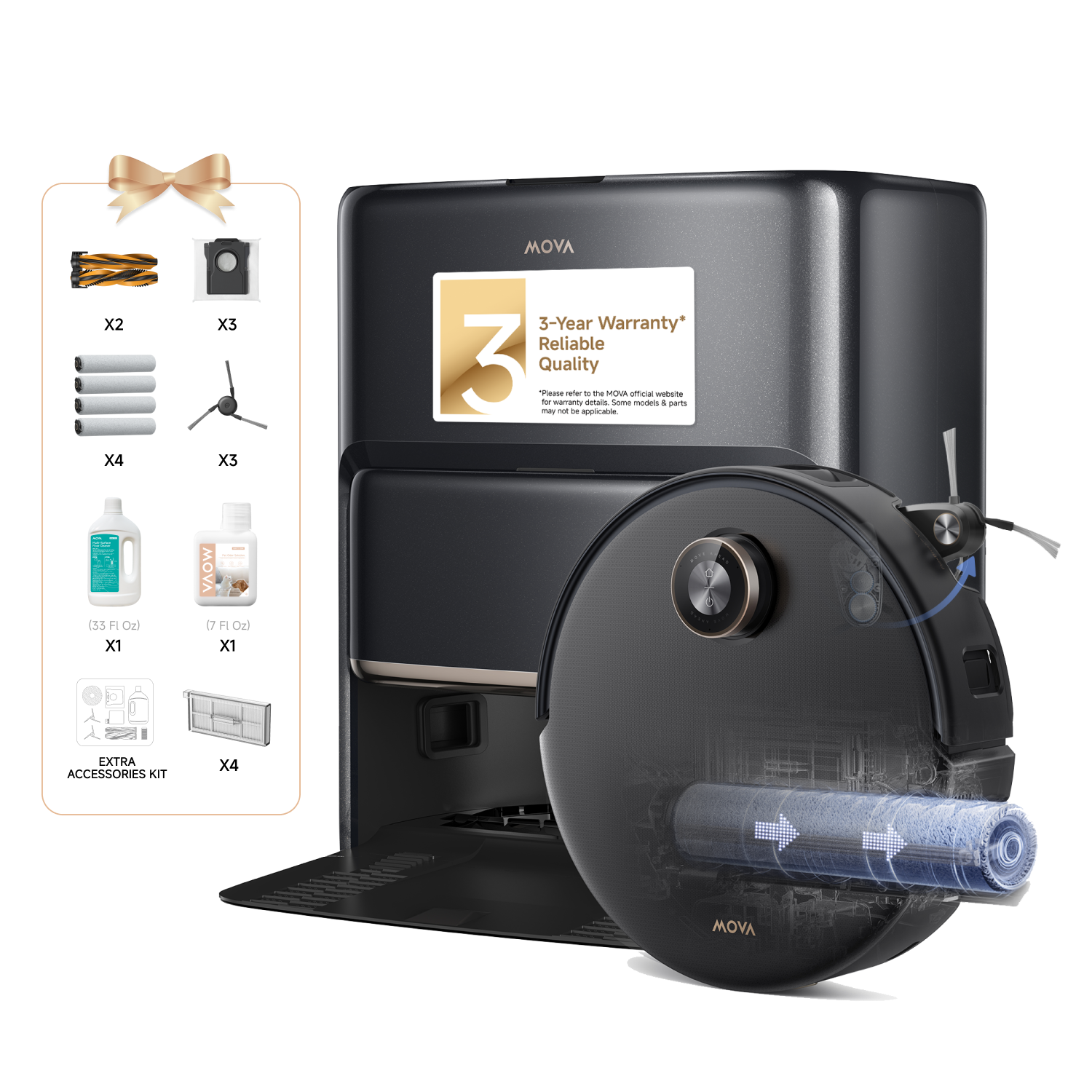 MOVA Z60 Ultra Roller Complete Robot Vacuum