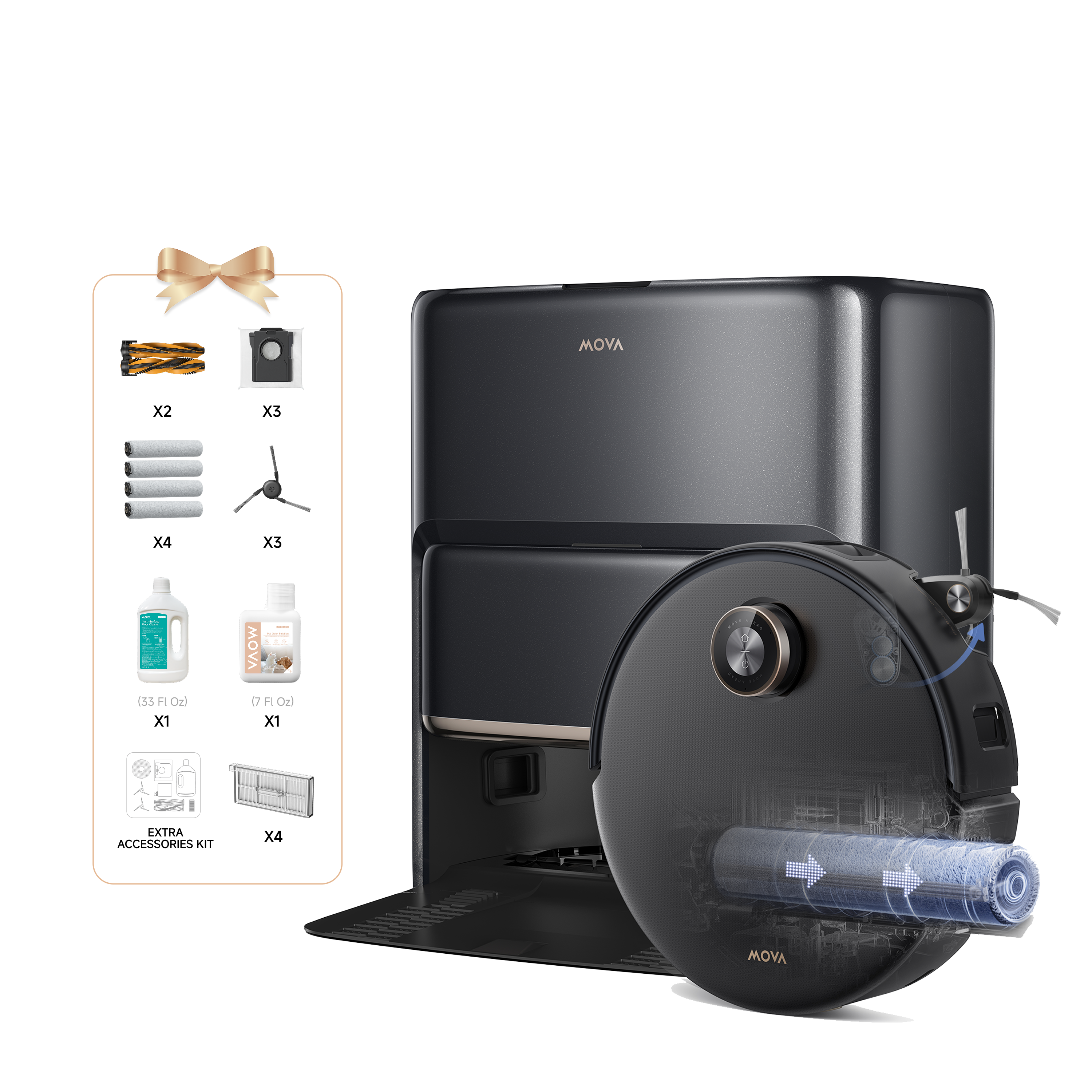 MOVA Z60 Ultra Roller Complete Robot Aspirateur