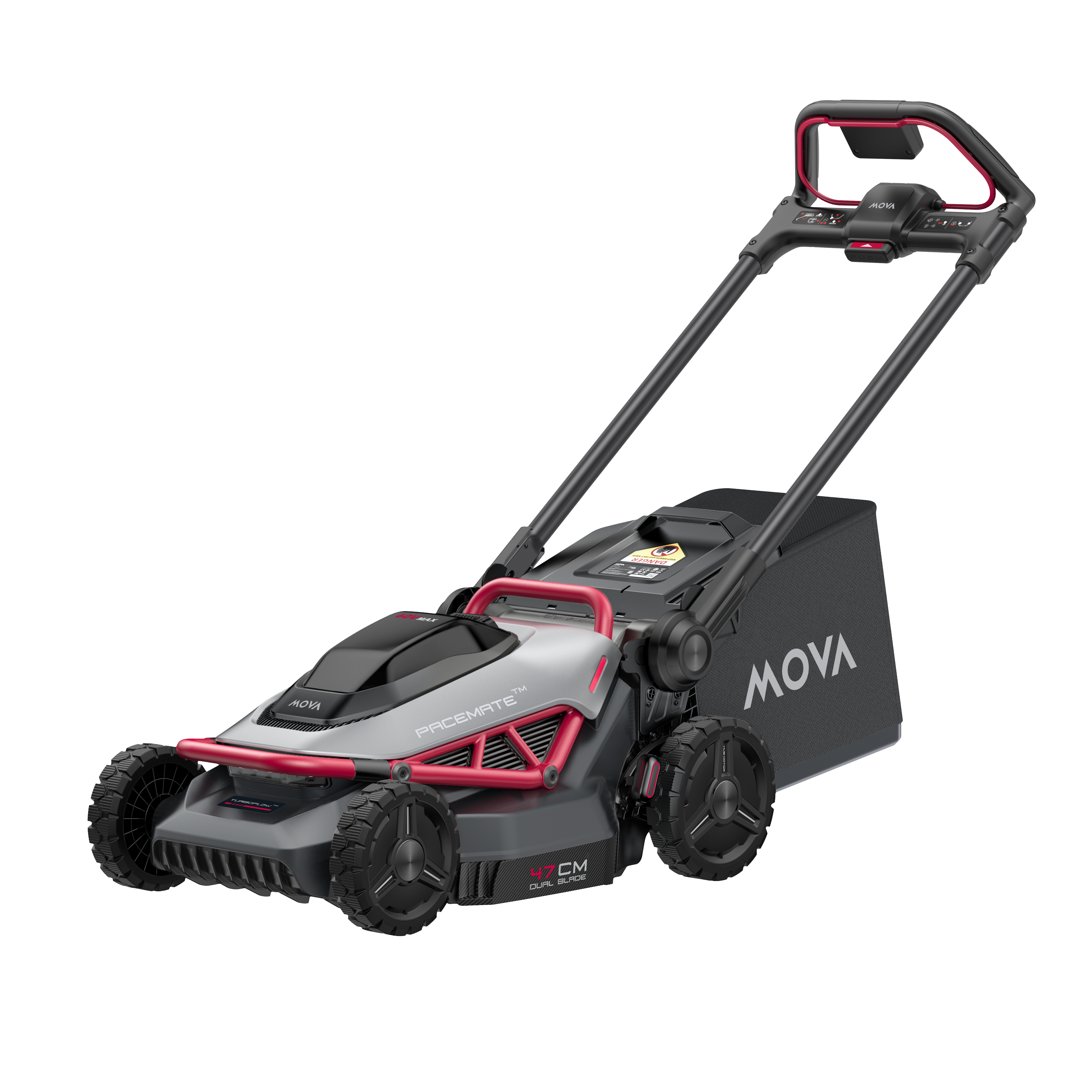 MOVA 60V 20" PaceMate™ Brushless Self-propelled Lawn Mower - Kit(1*5A Battery & 1*430W Charger Included)
