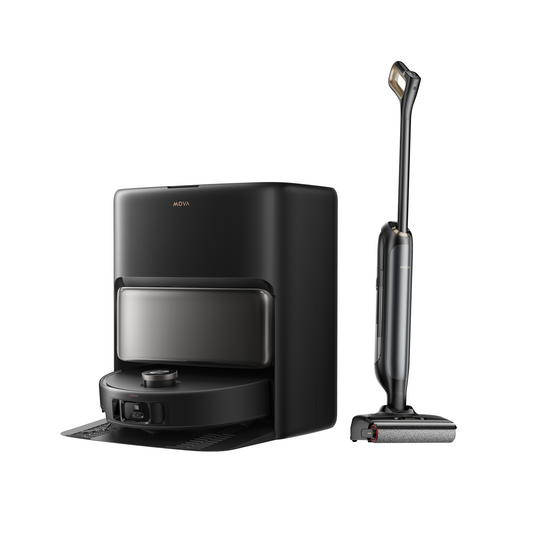 MOVA V50 Ultra Complete Robot Vacuum Black + MOVA M10 Wet and Dry Vacuum LIVE ONLY
