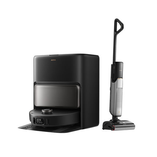MOVA V50 Ultra Complete Robot Vacuum Black + MOVA X4 Pro Wet and Dry Vacuum LIVE ONLY