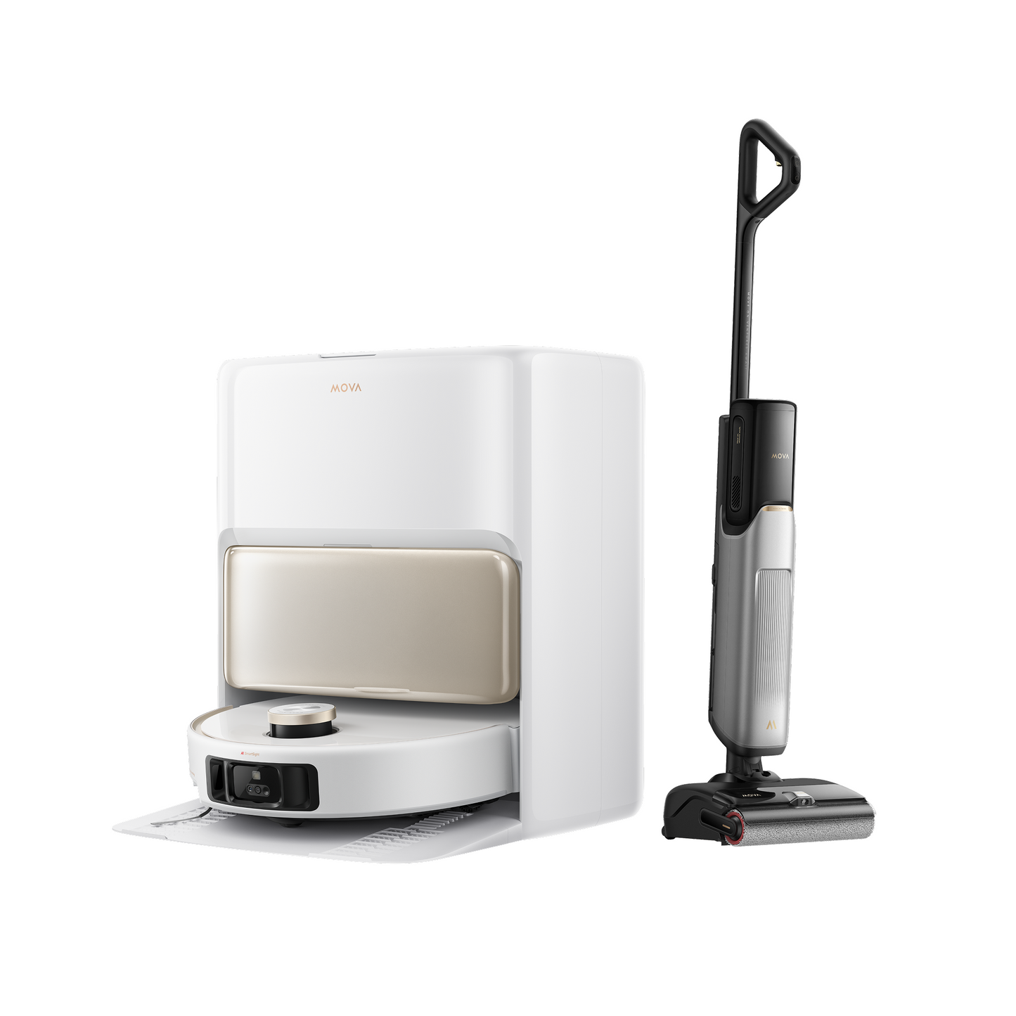 MOVA V50 Ultra Complete Robot Vacuum White + MOVA X4 Pro Wet and Dry Vacuum LIVE ONLY
